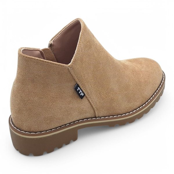 TTP Women Round Toe Ankle Boots with Side Zipper HT241008 - Image 19