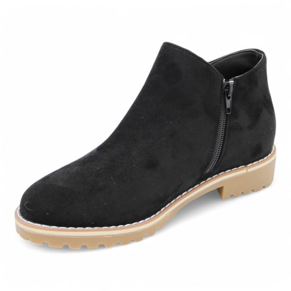TTP Women Round Toe Ankle Boots with Side Zipper HT241008 - Image 15