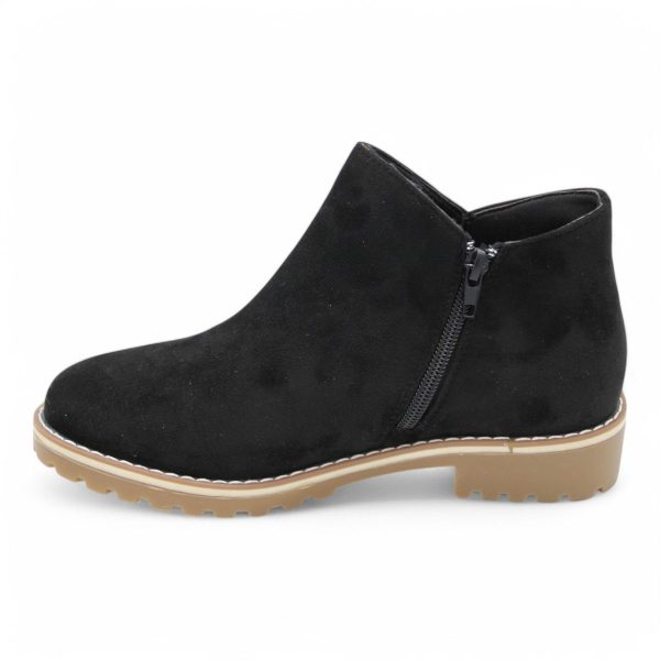 TTP Women Round Toe Ankle Boots with Side Zipper HT241008 - Image 14