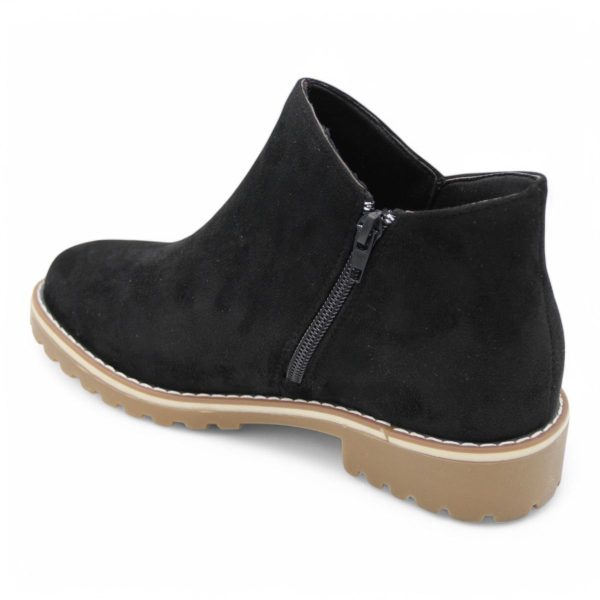 TTP Women Round Toe Ankle Boots with Side Zipper HT241008 - Image 13
