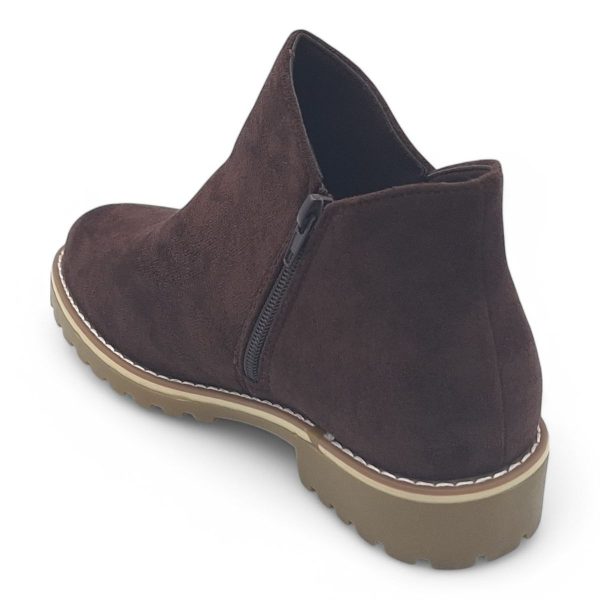 TTP Women Round Toe Ankle Boots with Side Zipper HT241008 - Image 6