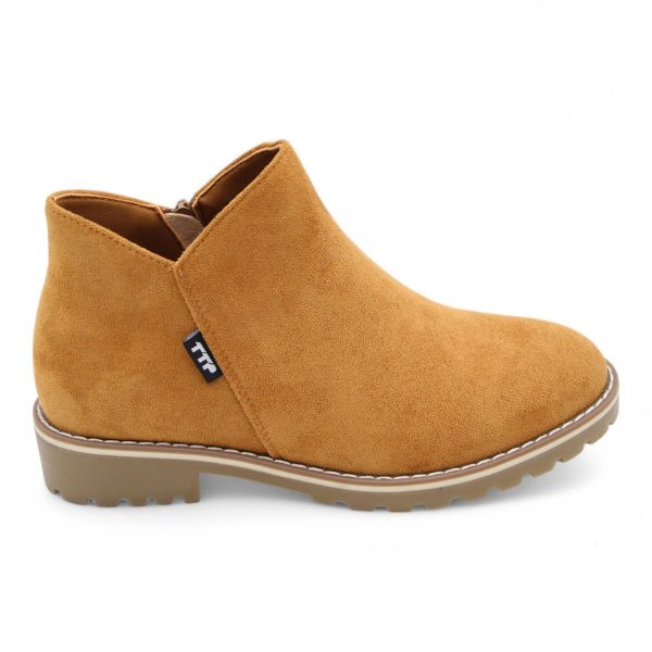TTP Women Round Toe Ankle Boots with Side Zipper HT241008 - Image 4