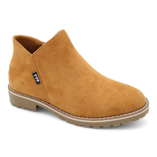 TTP Women Round Toe Ankle Boots with Side Zipper HT241008 - Image 3
