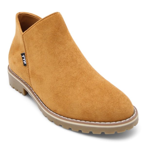 TTP Women Round Toe Ankle Boots with Side Zipper HT241008 - Image 2