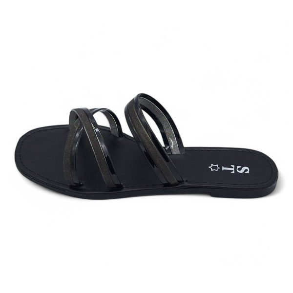 Women's PVC Cross Strap Slide A15-Cross - Image 19