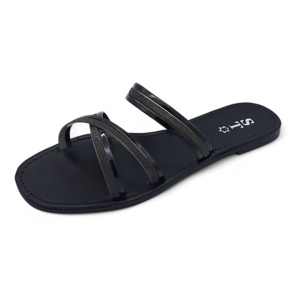 Women's PVC Cross Strap Slide A15-Cross - Image 18
