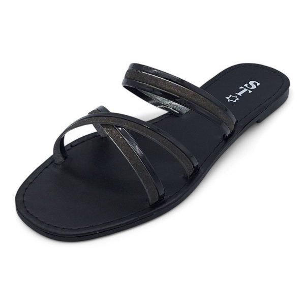 Women's PVC Cross Strap Slide A15-Cross - Image 17