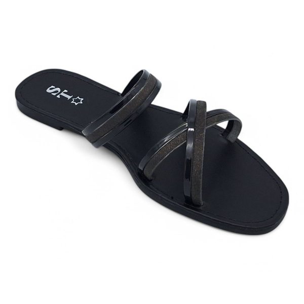 Women's PVC Cross Strap Slide A15-Cross - Image 16