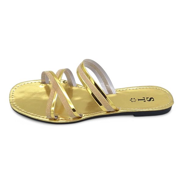 Women's PVC Cross Strap Slide A15-Cross - Image 13