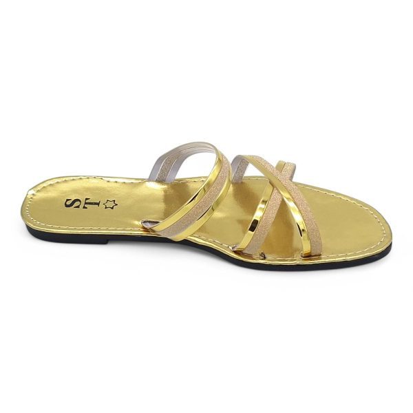Women's PVC Cross Strap Slide A15-Cross - Image 9