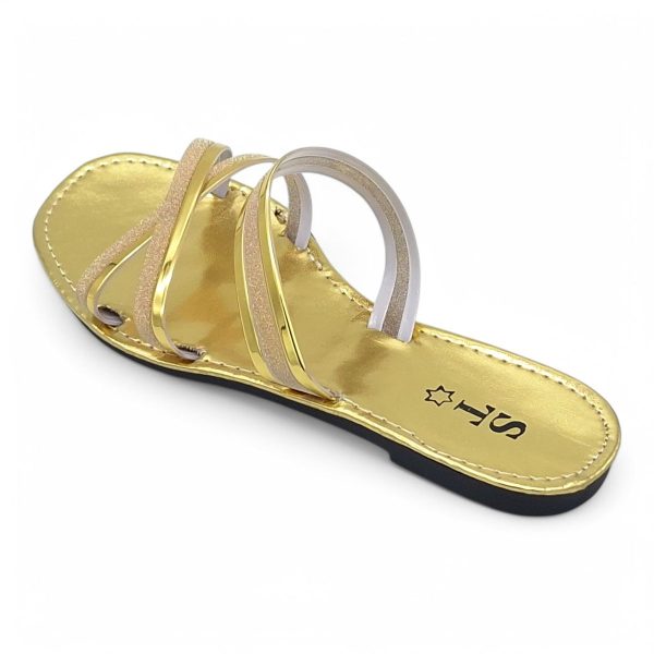Women's PVC Cross Strap Slide A15-Cross - Image 8