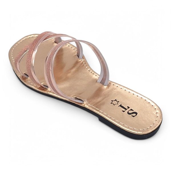 Women's PVC Cross Strap Slide A15-Cross - Image 2