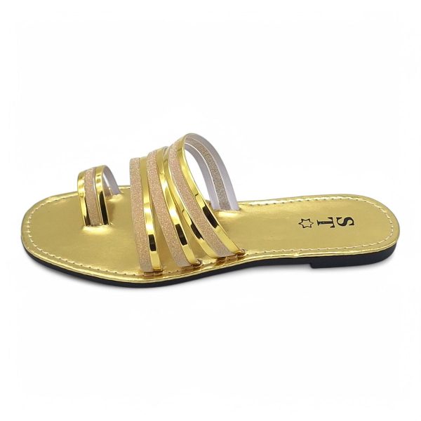 Women's PVC Strappy Slide A15-Toe - Image 25