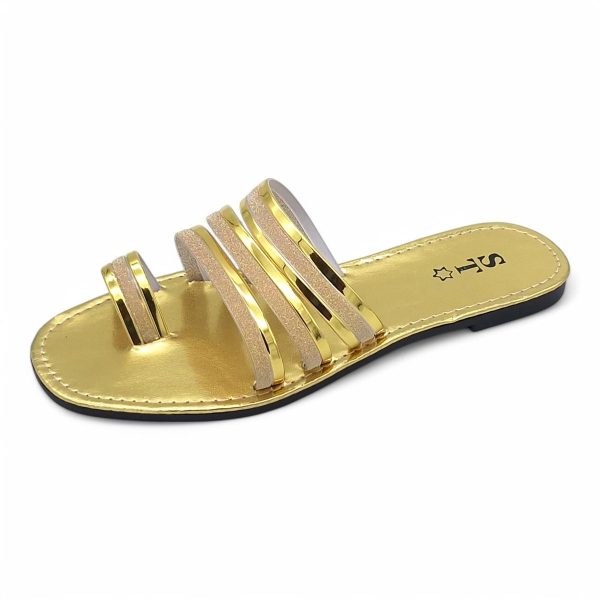 Women's PVC Strappy Slide A15-Toe - Image 24