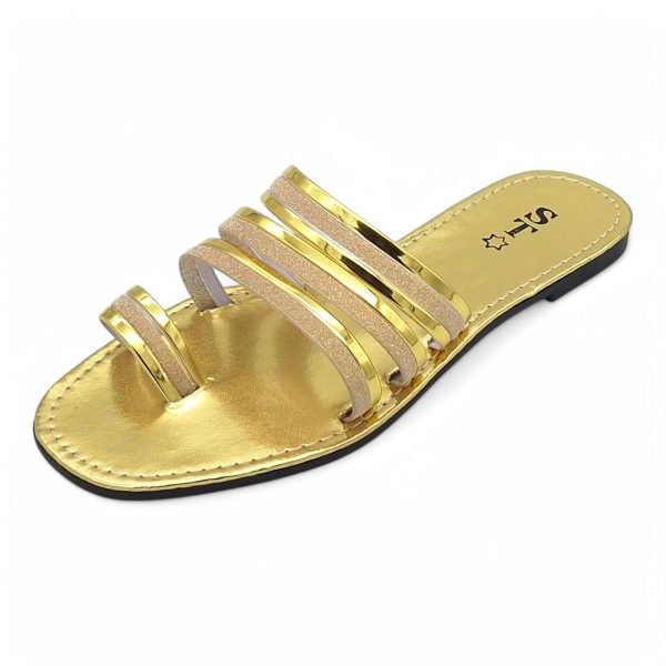 Women's PVC Strappy Slide A15-Toe - Image 23