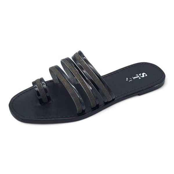 Women's PVC Strappy Slide A15-Toe - Image 18
