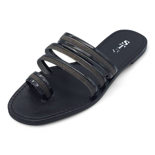 Women's PVC Strappy Slide A15-Toe - Image 17