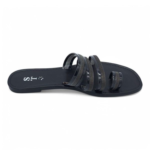 Women's PVC Strappy Slide A15-Toe - Image 15