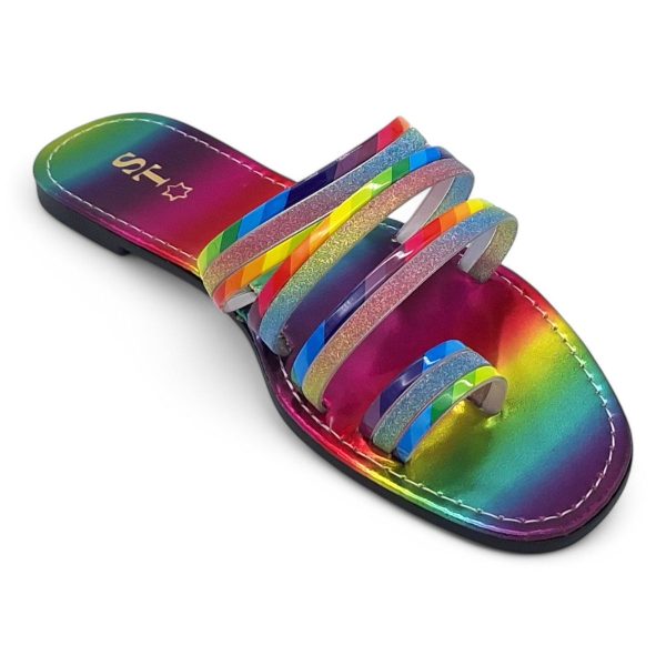 Women's PVC Strappy Slide A15-Toe - Image 10