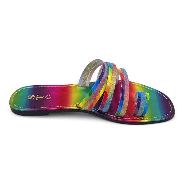 Women's PVC Strappy Slide A15-Toe - Image 9