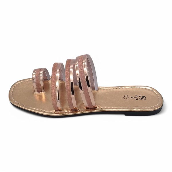 Women's PVC Strappy Slide A15-Toe - Image 7