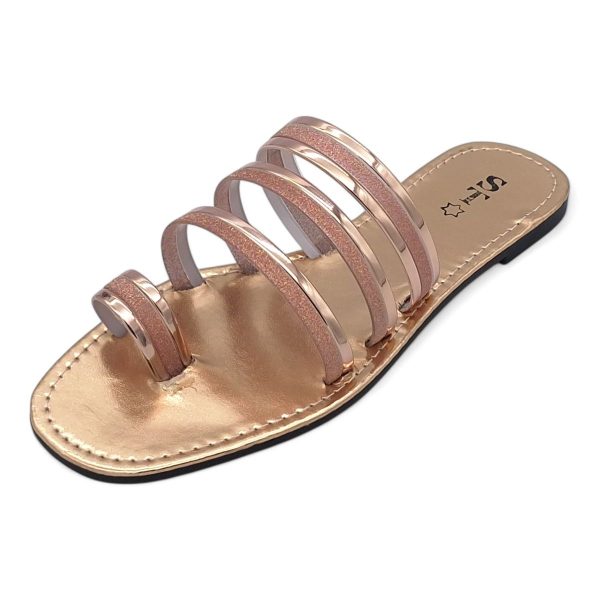 Women's PVC Strappy Slide A15-Toe - Image 5