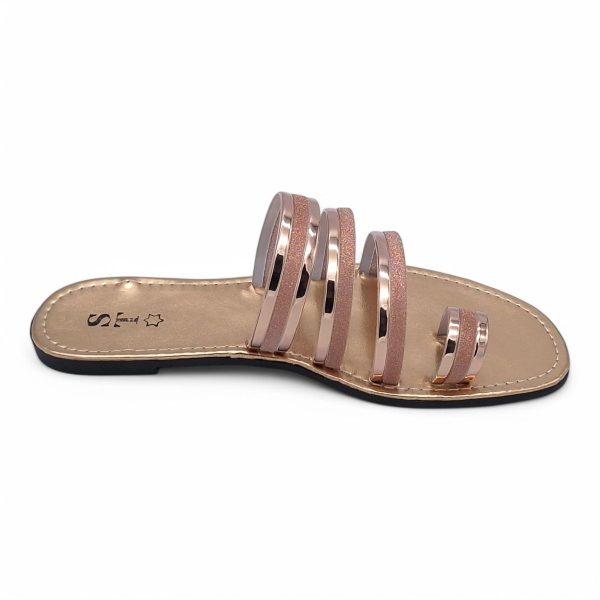 Women's PVC Strappy Slide A15-Toe - Image 3