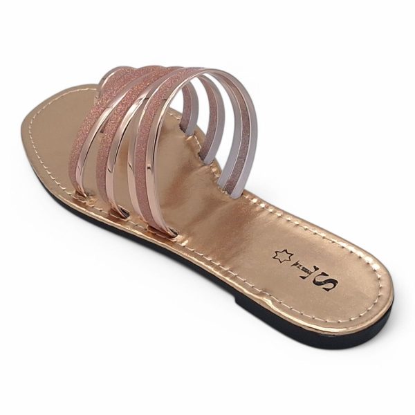Women's PVC Strappy Slide A15-Toe - Image 2