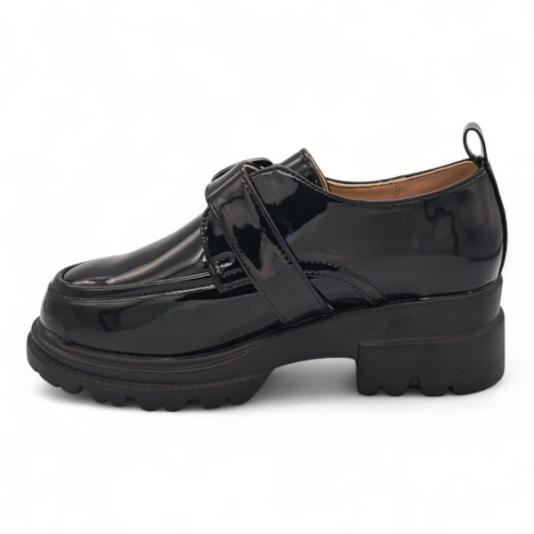 TTP Women Round Toe Platform Loafer with Hook and Loop XB230811-6 - Image 10
