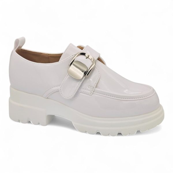 TTP Women Round Toe Platform Loafer with Hook and Loop XB230811-6 - Image 7