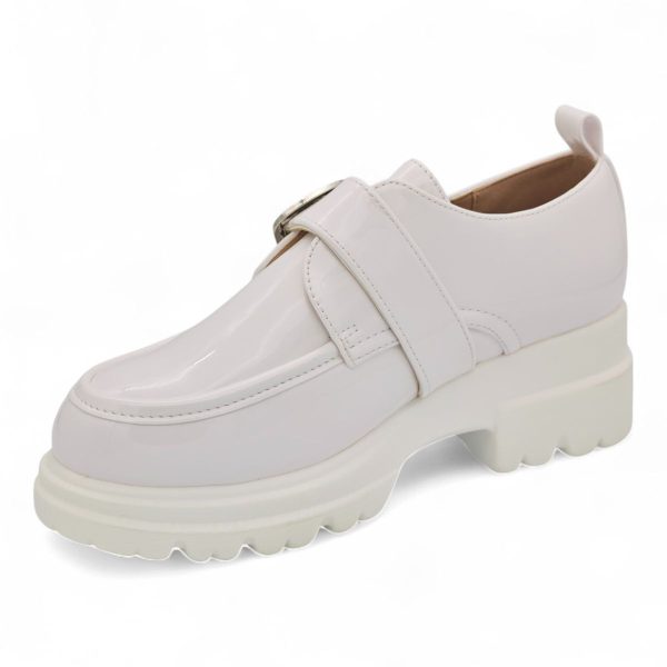 TTP Women Round Toe Platform Loafer with Hook and Loop XB230811-6 - Image 5