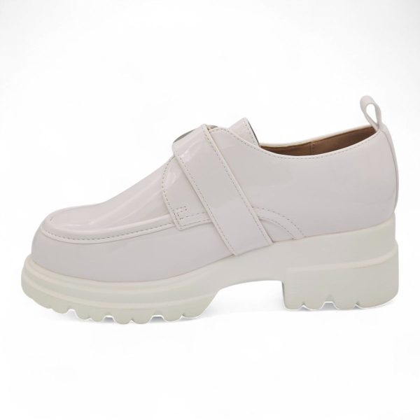 TTP Women Round Toe Platform Loafer with Hook and Loop XB230811-6 - Image 4