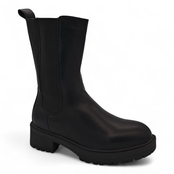TTP Women's Mid Calf Boot with Elastic side Panel and Zipper HTA06 - Image 12