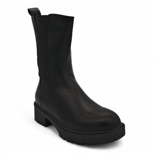 TTP Women's Mid Calf Boot with Elastic side Panel and Zipper HTA06 - Image 11