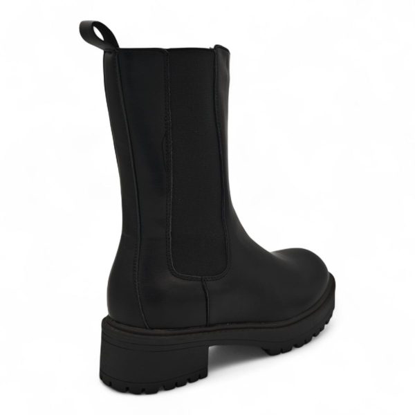 TTP Women's Mid Calf Boot with Elastic side Panel and Zipper HTA06 - Image 8