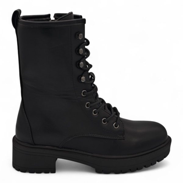 TTP Women's Platform Ankle Boots with Lace and Side Zipper HTA09 - Image 2