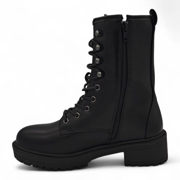 TTP Women's Platform Ankle Boots with Lace and Side Zipper HTA09 - Image 4