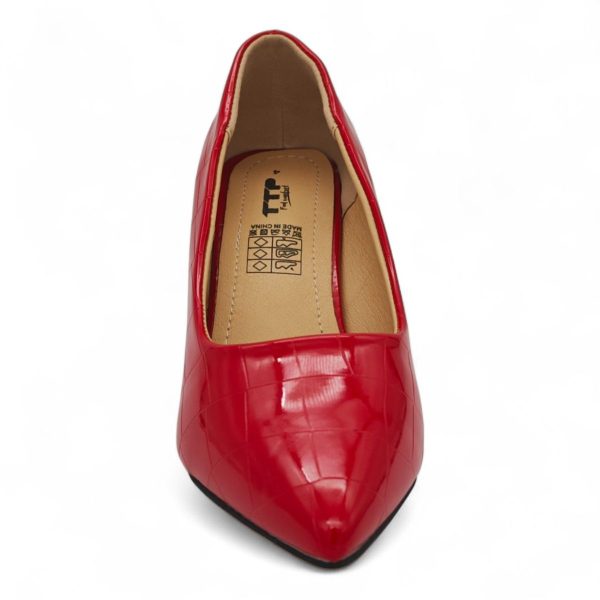 TTP Patent PU Block Heel with Croc Embossed HTG-06 - Image 16