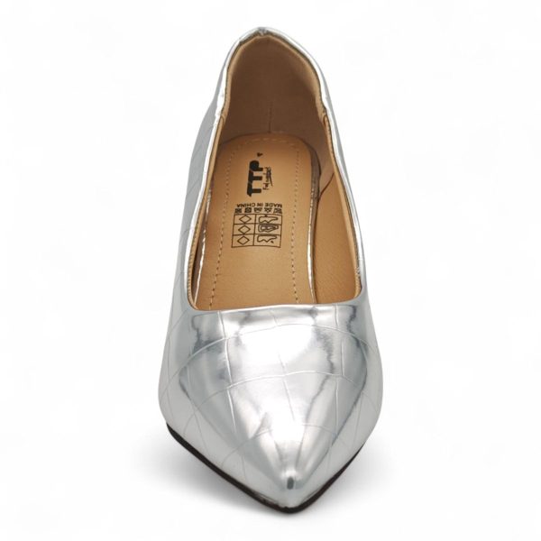 TTP Patent PU Block Heel with Croc Embossed HTG-06 - Image 9