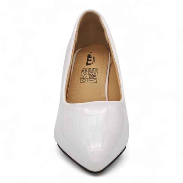TTP Patent PU Block Heel with Croc Embossed HTG-06 - Image 5