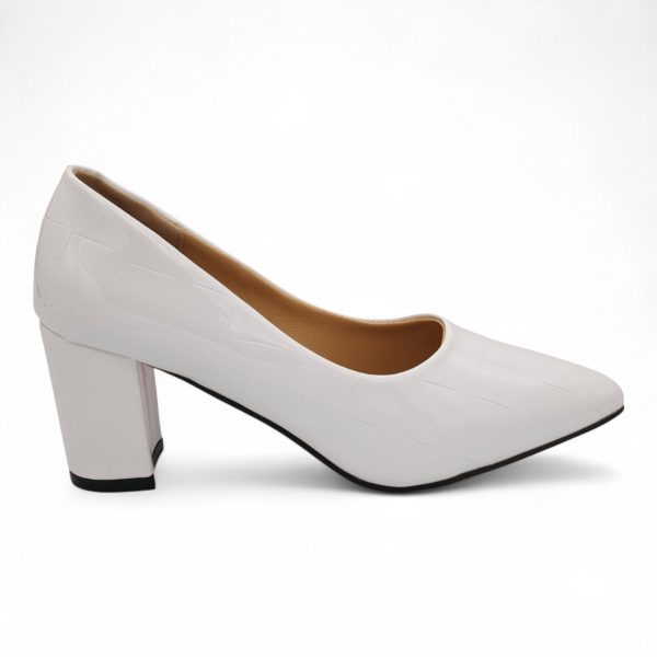 TTP Patent PU Block Heel with Croc Embossed HTG-06 - Image 2