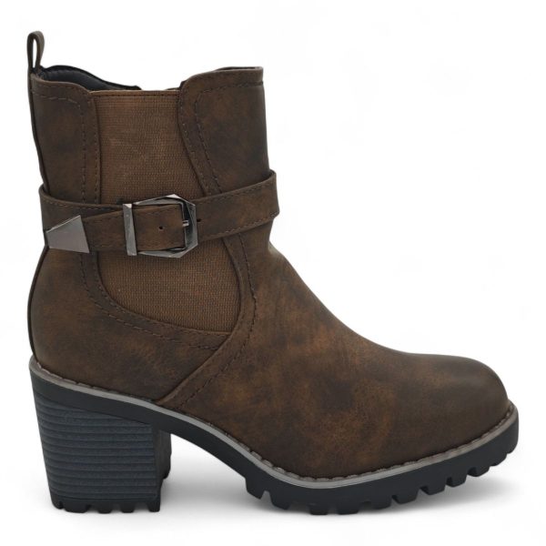 TTP Women's Ankle Boots with Elastic side and Side Zipper HTM-3 - Image 14
