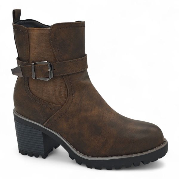 TTP Women's Ankle Boots with Elastic side and Side Zipper HTM-3 - Image 13