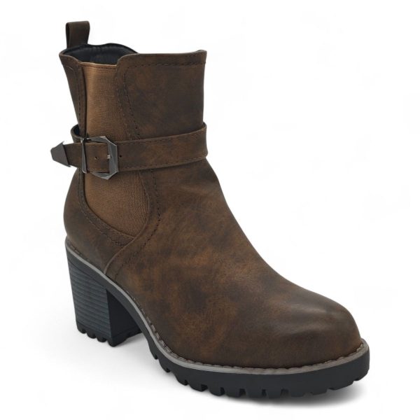 TTP Women's Ankle Boots with Elastic side and Side Zipper HTM-3 - Image 12