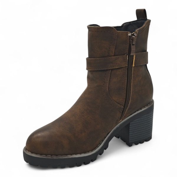 TTP Women's Ankle Boots with Elastic side and Side Zipper HTM-3 - Image 11