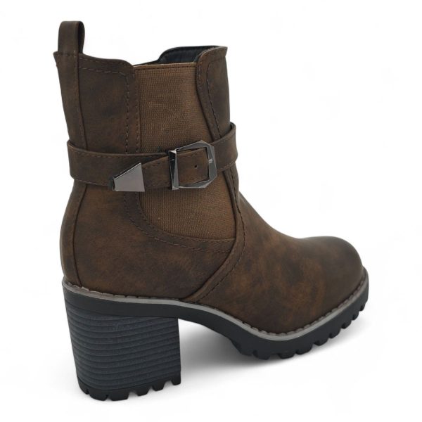 TTP Women's Ankle Boots with Elastic side and Side Zipper HTM-3 - Image 9