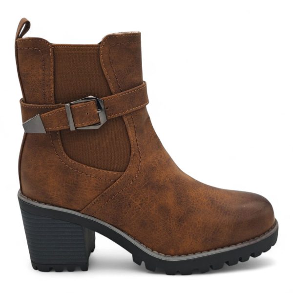 TTP Women's Ankle Boots with Elastic side and Side Zipper HTM-3 - Image 8
