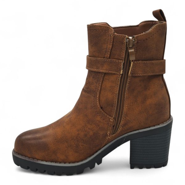 TTP Women's Ankle Boots with Elastic side and Side Zipper HTM-3 - Image 4