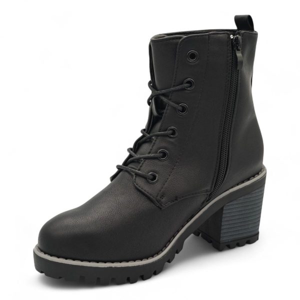 TTP Women's Lace up Ankle Boots with Side Zipper HTM-5 - Image 16