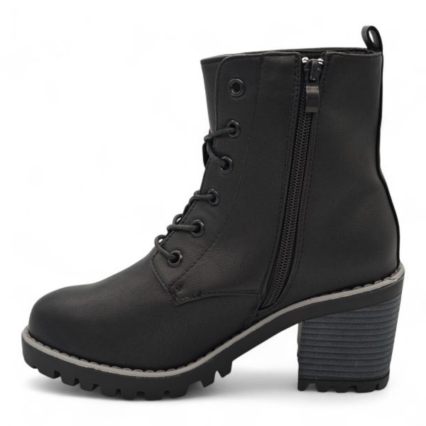 TTP Women's Lace up Ankle Boots with Side Zipper HTM-5 - Image 15